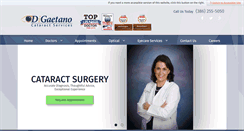 Desktop Screenshot of digaetanocataract.com